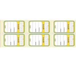 Ценники картонные