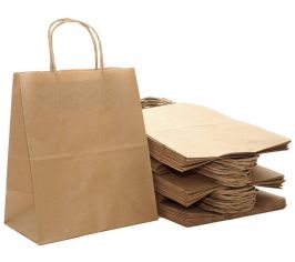 Пакеты с ручками бумажные