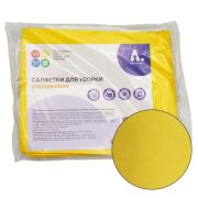 Салфетки из нетканого микроволокна 5 шт 35х40см (Желтый) 140 г/м2 (х1/100)