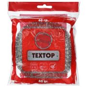 Мочалка метал. для посуды «Мега», 40 г Текстоп (х1/120)