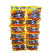 Мочалка метал. спиральная для посуды «Софт Текс», в блистере (х12/720)