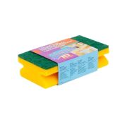 Губка большая универсальная, санитарная 140х90х43мм ТЕТ, профиль, абразив (х1/385)