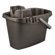 Ведро МОП с отжимом 13л прямоуг., «Step», Антрацит