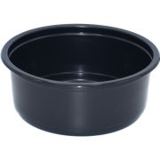 Контейнер суповой без крыш. круглый ПП К-127, 350мл D=127мм Выс:50мм цвет Черный СТП (х50/500)