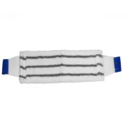 Насадка плоская для швабры МОП 40x14,5см микрофибра, с синим креплением SYR (х1/1) КИТАЙ