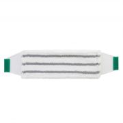 Насадка плоская для швабры МОП 40x14,5см микрофибра, с зеленым креплением SYR (х1/1) КИТАЙ