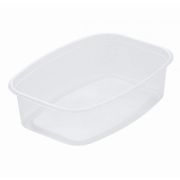 Контейнер средний без крыш. прямоуг. ПП 350мл 138х102х39мм цвет прозр. УЮ (х100/1000)