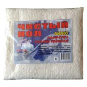 Тряпка для пола 80х60см 180г/м2 ХПП инд. упак., оверлок (х1/20)