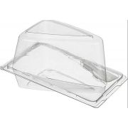 Контейнер с совмещ. крыш. прямоуг. (без ложки) ТР-235 157х105х85мм цвет прозр. (х400)