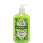 Крем-мыло 500мл (Алоэ Вера) Русские травы с дозатором АМС (х1/12)