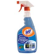 Средство для очистки окон/стекол/зеркал 750мл (Свежий озон) Хелп с триггером (х1/12)