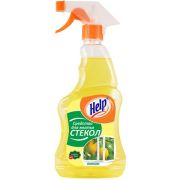 Средство для очистки окон/стекол/зеркал 500мл (Лимон) Хелп с триггером (х1/12)