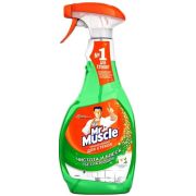 Средство для очистки окон/стекол/зеркал 530мл (Зеленый) Мистер Мускул с нашатырным спиртом, с триггером (х1/12)