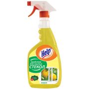 Средство для очистки окон/стекол/зеркал 750мл (Лимон) Хелп с триггером (х1/12)