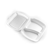 Ланч бокс 82-LB белый 2-секц (М), 1/200
