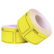 Ценник самоклеящийся цветной 50х40мм (Желтый) 5х170 шт. (х5/100)