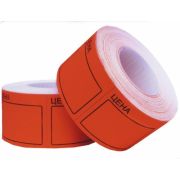 Ценник самоклеящийся цветной 50х40мм (Красный) 5х170 шт. (х5/100)