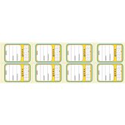 Ценник картонный листовой «Овал 8» (х1/20)