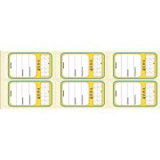 Ценник картонный листовой «Овал 6» (х1/20)