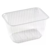 Контейнер низкий без крыш. прямоуг. ПП 1500мл 186х132мм цвет прозр. ЮП (х100/500)
