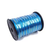 Лента упаковочная 228мх5мм (Синяя с золотой полосой) (х1/5) Китай