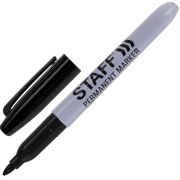 Маркер перманентный пулевидный, 1-3 мм (Черный) (х1/12) Китай