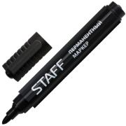 Маркер перманентный пулевидный, 2.5 мм (Черный) (х1/12) Китай