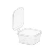 Соусник с верхним закрытием 50мл квадрат. цвет прозр. ОЗЛП/ВЗЛП (х1200)