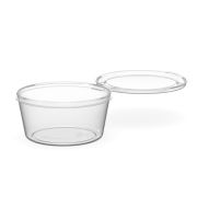 Соусник с верхним закрытием круглый 50мл (Н) D=62мм ПП цвет прозр. Перинт (х80/1040)