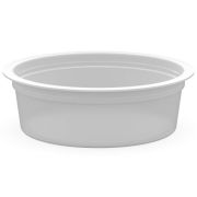 Соусник под запайку без крыш. круглый 50мл ПП цвет Белый Перинт (х1/750)
