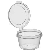 Соусник с верхним закрытием круглый 30мл 1234 D=50мм цвет прозр. ОЗЛП/ВЗЛП (х80/1920)