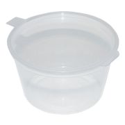 Соусник с внутр. крыш. круглый 30мл D=50мм цвет прозр. Д-полимер (х80/1920)