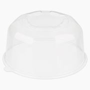 Крышка тортницы круглая безреберная БОПС Т-018К D=180мм Выс:103мм цвет прозр. Комус (х1/200)