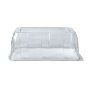 Крышка для тортницы «Полено» прямоуг. ПЭТ СПТ-2413к 239х131х101мм цвет прозр. (х1/350)