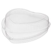 Контейнер «Сердце» с совмещ. крыш. БОПС ТС-276 218х212х67мм цвет прозр. Комус (х1/120)