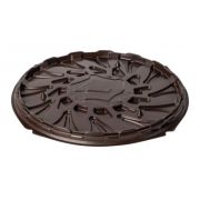 Дно для тортницы круглое ПП УК-290Н D=224мм цвет Коричневый (х1/400)