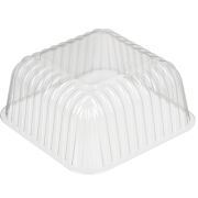 Крышка для тортницы квадрат. БОПС Т-150К 160х160х62мм цвет прозр. Комус (х600)