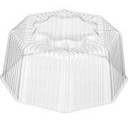 Крышка для тортницы восьмиуг. Т-401К 201х201х90мм цвет прозр. Комус (х1/200)