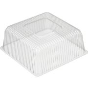 Крышка для тортницы квадрат. Т-160К(Т) 184х184х64мм цвет прозр. Комус (х350)