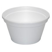 Контейнер Миска без крыш. круглый ВПС 410мл цвет Белый (х576)