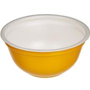 Контейнер без крыш. «Миска» круглая ВПС 500мл D=130мм Выс:65мм «цвет желтый» Протэк (х480)
