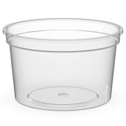 Банка под пресервы без крыш. круглая ПП 250мл D=96мм цвет прозр. Перинт (х700)