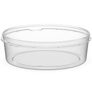 Банка под пресервы без крыш. круглая (с упорным кольцом) ПП 500мл D=145мм Выс:45мм цвет прозр. Перинт (х400)