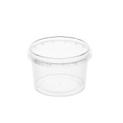 Банка с крыш. круглая с кз ПП 1208КП, 210мл D=95мм цвет прозр. (ОЗЛП/ВЗЛП)
