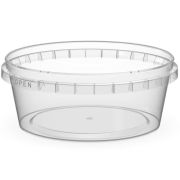 Банка под пресервы без крыш. круглая (с к/з) ПП 340мл D=122мм Выс:49мм цвет прозр. Перинт (х270)