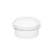 Банка с крыш. круглая с кз ПП 1207КП, 180мл D=95мм цвет прозр. (ОЗЛП/ВЗЛП)