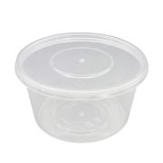 Банка с крыш. круглая ПП 500мл D=112мм цвет прозр. СП (х200)