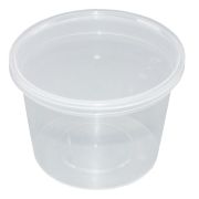 Банка с крыш. круглая ПП 1240, 500мл D=112мм цвет прозр. ОЗЛП/ВЗЛП (х198)