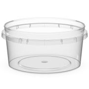 Банка под пресервы без крыш. круглая ПП 180мл D=93мм цвет прозр. Перинт (х560)