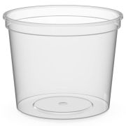 Банка под пресервы без крыш. круглая ПП 600мл D=112мм цвет прозр. Перинт (х400)